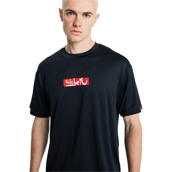 2026 Quiksilver Herre-surf-T-shirt Med UV-beskyttelse EQYWR03481 - Black